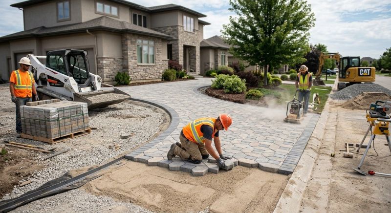 Stone Driveway Construction in Littleton, CO